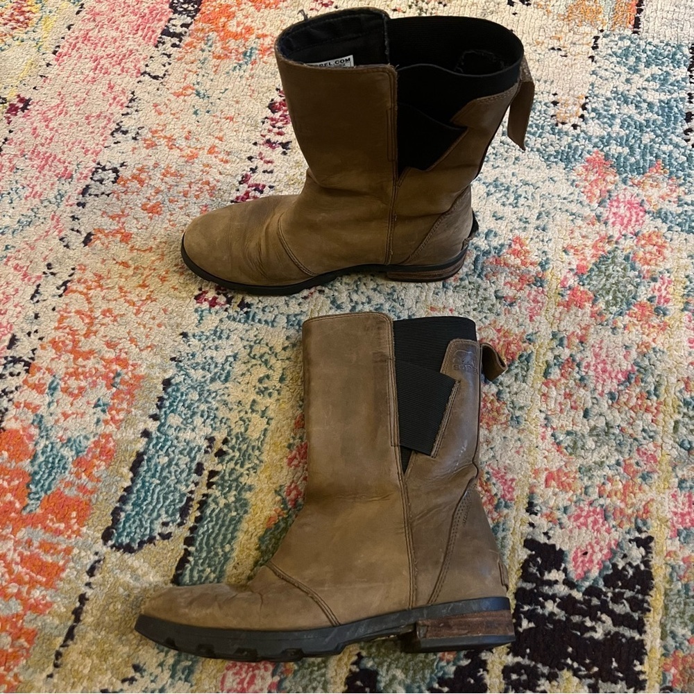 Sorel Women's Emelie unbuckle Mid Calf Boots winter Snow Boots Woman's US 8